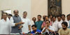 Congress Leader & Minister Narayanrao Rane Press Conference at Nyaneshwari Bunglow Malbar Hill.