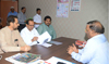 Opp.Leaders Radhakrishna Vikhe Patil Meets Election Commissioner J.S.Saharia at New Administrative Building Opp.Mantralaya.
