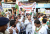 Mumbai Pradesh Youth Congress Protest at Mumbadevi.