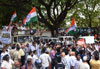 Mumbai Congress Protest against BJP- Shivsena Govt. at Mumbai CST. Mumbai Congress Protest against BJP- Shivsena Govt. at Mumbai CST.