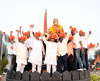 MRCC President Eknath Gaikwad at Cultural Programme at Juhu Chowpati.