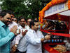 SWABHIMAN SANGHATANA PRESIDENT NITESH NARAYANRAO RANE  LAUNCH " CHHATRAPATI VADA PAV "