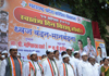 MAHARASHTRA PRADESH CONGRESS COMMITTEE PRESIDENT MANIKRAO THAKARE & EX.CHIEF MINISTER ASHOKRAO CHAVAN ON 67TH INDEPENDENCE DAY AT TILAK BHAVAN DADAR.