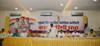 MUMBAI CONGRESS PRESIDENT PROF.JANARDAN CHANDURKAR & AICC GEN.SEC.& M.P. GURUDAS KAMAT IN EXECUTIVE MEETING AT MATUNGA.