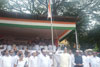 Leader's Paying Tribute To"KRANTI STAMBHA" on the Occasion of "KRANTI DIN" at Gowalia Tank August Kranti Maidan Mumbai.