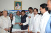 Newly Appointed MPCC President Ashok Chavan at Tilak Bhavan Dadar. Newly Appointed MPCC President Ashok Chavan at Tilak Bhavan Dadar.