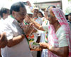 176-Bandra(E) Assembly Constituency Congress-NCP Candidate Narayanrao Rane Rally at BMC Colony Kherwadi Bandra.