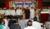 MRCC President Sanjay Nirupam & AICC Gen.Secretary Gurudas Kamat During Block Congress Worker's Meeting at Goregaon.