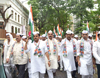 Congress Party Tiranga March at August Kranti Maidan.