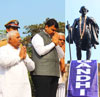 Chief Minister Devendra Fadnavis Pay Tribute to Father of the Nation Mahatma Gandhi on His Death Anniversary at Mantaralaya. Chief Minister Devendra Fadnavis Pay Tribute to Father of the Nation Mahatma Gandhi on His Death Anniversary at Mantaralaya.