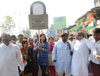 MP.Priya Dutt during Protest Rally against BMC.