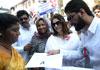 World Aids Day,The Nationalist Students Union of India (NSUI) Organised A Campaign At Mumbai's Kamathipura Area.