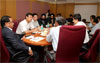 SHONG DONG LINGLONG TIER COMPANY OF CHINA DELEGATION MEETS MINISTER NARAYANRAO RANE AT MANTRALAYA.