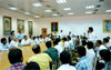 MP.& Union Minister Of State Milind Deora Interactive Session with South Mumbai Youth Congress Group at Ballard Pier.