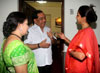MINISTER FOR INDUSTRIES NARAYANRAO RANE WITH WIFE SMT.NILAM TAI RANE & M.P.SUPRIYA SULE AT MAHALAXMI MANDIR. MINISTER FOR INDUSTRIES NARAYANRAO RANE WITH WIFE SMT.NILAM TAI RANE & M.P.SUPRIYA SULE AT MAHALAXMI MANDIR.