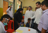 UNION MINISTER OF STATE FOR COMMUNICATION IT & SHIPPING & MP. MILIND DEORA MEDICAL CAMP AT WORLI.