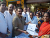 MRCC President Sanjay Nirupam Organised Signature Campaign to Protest against Hike Rates of Electricity Bill.