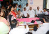 Mumbai Congress President Sanjay Nirupam  Protest with Team at ST.LAWRENCE HIGH SCHOOL Kandivali (E).
