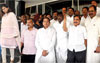OPP LEADER EKNATH KHADSE,BJP STATE PRESIDENT SUDHIR MUNGUTIVAR & BKP MLA-MLC AT VIDHAN BHAVAN.