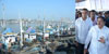 Union Minister Of State & South Mumbai MP.Milind Deora at Ferry Wharf (Bhaucha Dhakka).