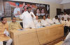 Mumbai Congress Party Worker's Meeting at MRCC Rajiv Gandhi Bhavan.