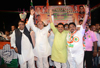 Congress Leader's Sanjay Nirupam & Gurudas Kamat at Jogeshwari.