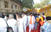 Member of Parliament Ramdas Athawale at Bodh Gaya Maharvihar at Bihar.
