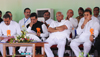 UNION MINISTER SHARD PAWAR,CHIEF MINISTER PRITHVIRAJ CHAVAN AT BHANDARA . UNION MINISTER SHARD PAWAR,CHIEF MINISTER PRITHVIRAJ CHAVAN AT BHANDARA .