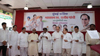 MUMBAI CONGRESS PAYING TRIBUTE TO LATE PRIME MINISTER RAJIV GANDHI ON HIS DEATH ANNIVERSARY AT MRCC RAJIV GANDHI BHAVAN AZAD MAIDAN.