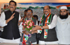 CHIEF MINISTER PRITHVIRAJ CHAVAN & MPCC PRESIDENT MANIKRAO THAKRE AT GANDHI BHAVAN.