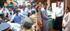 Mumbai Youth Congress Protest Against BMC at Azad Maidan.