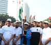 Rashtriya Ekta Diwas: Maha Governor flags off 'Run for Unity' in Mumbai.