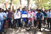 Mumbai Youth Congress Cycle Rally Protest against Petrol-Diesel Price Hike Rates. Mumbai Youth Congress Cycle Rally Protest against Petrol-Diesel Price Hike Rates.