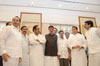 Tea Party by Chief Minister Prithviraj Chavan before Budget Session in Mumbai at Sahyadri Guest House. Tea Party by Chief Minister Prithviraj Chavan before Budget Session in Mumbai at Sahyadri Guest House.