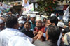 Congress Leader Sayyed Furkan Protest against "AAP" Leader Arvind Kejriwal in Rally at Arab Galli Grand Road. Congress Leader Sayyed Furkan Protest against "AAP" Leader Arvind Kejriwal in Rally at Arab Galli Grand Road.