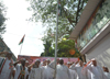 MUMBAI CONGRESS PRESIDENT JANARDAN CHANDURKAR & EX.UNION MINISTER MURLI DEORA ON 67TH INDEPENDENCE DAY AT MUMBAI CONGRESS RAJIV GANDHI BHAVAN .