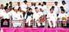 NCP CHIEF & UNION MINISTER SHARAD PAWAR, CHIEF MINISTER PRITHVIRAJ CHAVAN & MINISTER NARAYANRAO RANE AT KANKAVLI.