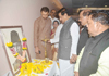 CHIEF MINISTER PRITHVIRAJ CHAVAN & MPCC PRESIDENT MANIKRAO THAKRE AT GANDHI BHAVAN.