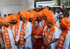 Shiv Sena Newly Elected MLA's On 1st Day Assembly Session at Vidhan Bhavan Mumbai.