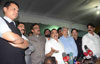 BJP,SHIVSENA,RPI & MNS opposition party Leader's Press conference at Nagpur Ravi bhavan on winter session. BJP,SHIVSENA,RPI & MNS opposition party Leader's Press conference at Nagpur Ravi bhavan on winter session.