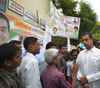 UNION MINISTER OF STATE FOR COMMUNICATION IT & SHIPPING & MP. MILIND DEORA MEDICAL CAMP AT WORLI.