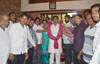 Minister Narayanrao Rane at Kankavli.