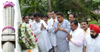 Congress Leader's Homage to Krantiveer's on Occasion of Kranti Din at August Kranti Maidan Gawalia Tank. Congress Leader's Homage to Krantiveer's on Occasion of Kranti Din at August Kranti Maidan Gawalia Tank.