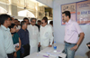 MP.& EX. UNION MINISTER MURLI DEORA VISITED JOB FAIR ORGANISED BY MP. MILIND DEORA AT ANJUMAN-I-ISLAM SCHOOL CST MUMBAI.