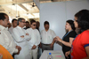 MP.& EX. UNION MINISTER MURLI DEORA VISITED JOB FAIR ORGANISED BY MP. MILIND DEORA AT ANJUMAN-I-ISLAM SCHOOL CST MUMBAI.