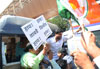 Mumbai Youth Congress Protest against BJP Minister Vinod Tawade at Borivali.
