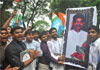 NSUI PROTEST AT KALINA UNIVERSITY.