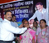 MINISTER MOHD.ARIF NASIM KHAN ON HIS BIRTHDAY TODAY IN CHANDIVLI AT KURLA.