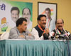 Press Conference of Chief Minister Prithviraj Chavan & MPCC President Manikrao Thakare at Tilak Bhavan. Press Conference of Chief Minister Prithviraj Chavan & MPCC President Manikrao Thakare at Tilak Bhavan.