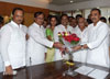 NCP Leader Prafulbhai Patel Filed Nomination Form for Rajya Sabha at Vidhan Bhavan Mumbai.